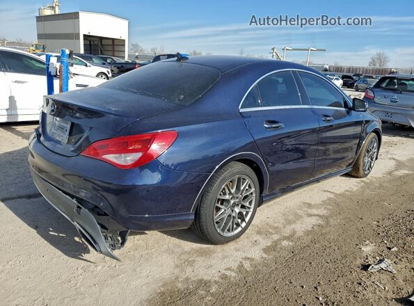 WDDSJ4EB0HN457516 2017 MERCEDES-BENZ CLA-CLASS Blue Trasero derecho