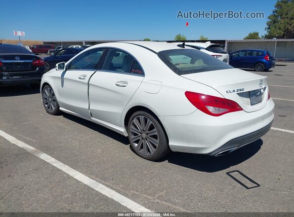 WDDSJ4EB0HN486725 2017 MERCEDES-BENZ CLA 250 White უკანა მარცხენა