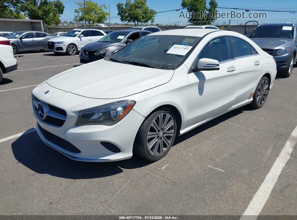 WDDSJ4EB0HN486725 2017 MERCEDES-BENZ CLA 250 White წინა მარცხენა ხედი სამი მეოთხედიდან