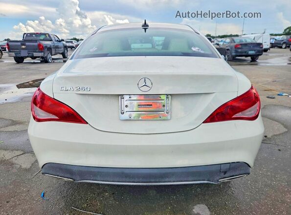 WDDSJ4EB0JN525626 2018 MERCEDES-BENZ CLA-CLASS White Vista trasera