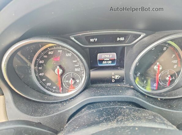 WDDSJ4EB0JN525626 2018 MERCEDES-BENZ CLA-CLASS White Vista del cuadro de instrumentos