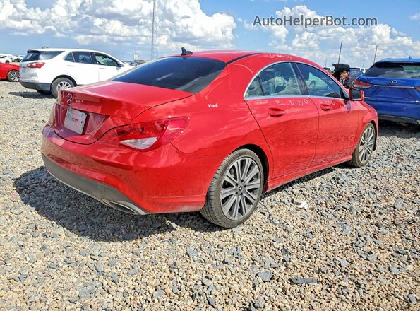 WDDSJ4EB0JN599242 2018 MERCEDES-BENZ CLA-CLASS Red Trasero derecho