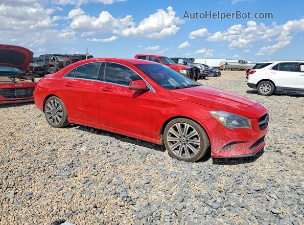 WDDSJ4EB0JN599242 2018 MERCEDES-BENZ CLA-CLASS Red Delantero derecho