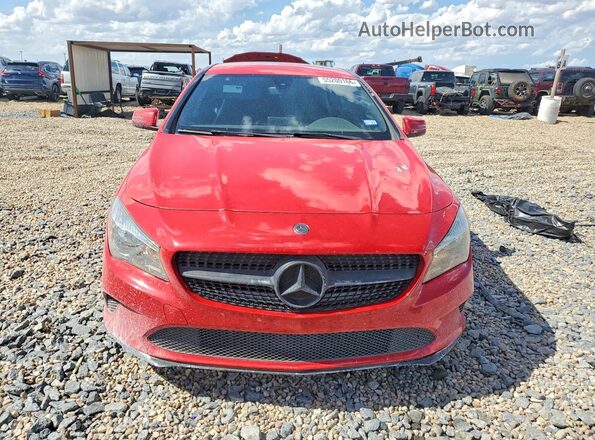 WDDSJ4EB0JN599242 2018 MERCEDES-BENZ CLA-CLASS Red Vista frontal