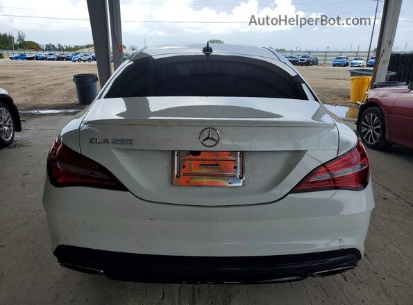 WDDSJ4EB0KN734592 2019 MERCEDES-BENZ CLA-CLASS White Հետևի տեսք