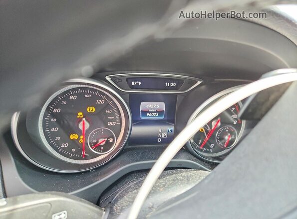 WDDSJ4EB0KN769620 2019 MERCEDES-BENZ CLA-CLASS Red Vista del cuadro de instrumentos