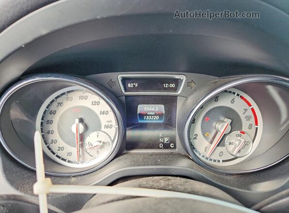WDDSJ4EB1GN392058 2016 MERCEDES-BENZ CLA-CLASS Gray Vista del cuadro de instrumentos