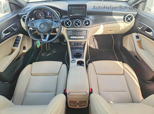 WDDSJ4EB1HN441275 2017 MERCEDES-BENZ CLA-CLASS White Առջևի վահանակի տեսք