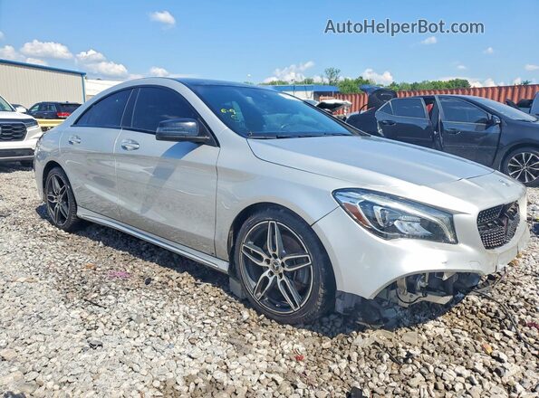 WDDSJ4EB1JN555072 2018 MERCEDES-BENZ CLA-CLASS Silver Przód prawy
