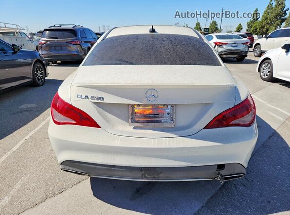 WDDSJ4EB1JN585267 2018 MERCEDES-BENZ CLA-CLASS Белый Вид сзади