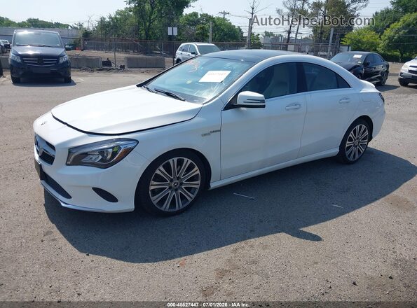 WDDSJ4EB1JN696112 2018 MERCEDES-BENZ CLA 250 White Front left