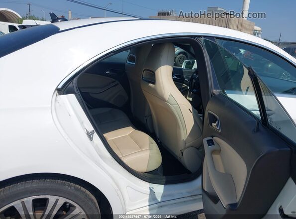 WDDSJ4EB1JN696112 2018 MERCEDES-BENZ CLA 250 White VIN sticker view