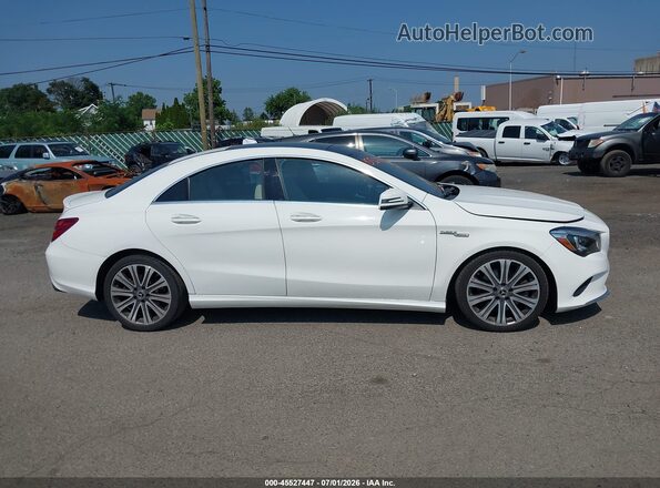 WDDSJ4EB1JN696112 2018 MERCEDES-BENZ CLA 250 White Rear interior view