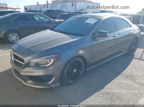 WDDSJ4EB2GN343810 2016 MERCEDES-BENZ CLA 250 Серый Передняя левая четверть