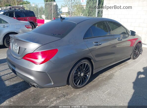 WDDSJ4EB2GN343810 2016 MERCEDES-BENZ CLA 250 Серый Задняя правая четверть