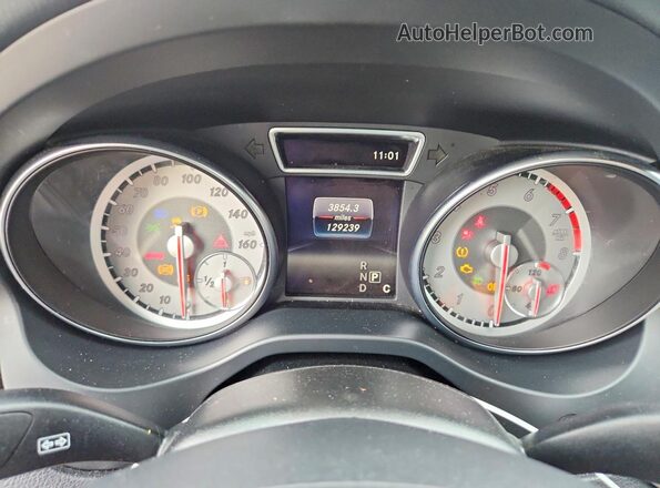WDDSJ4EB2GN346772 2016 MERCEDES-BENZ CLA-CLASS Black Vista del cuadro de instrumentos