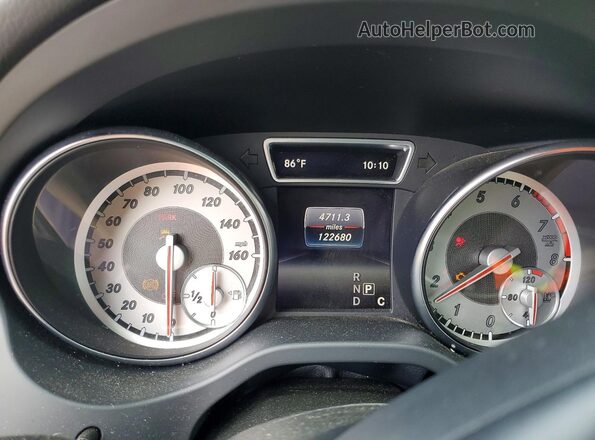 WDDSJ4EB2GN357321 2016 MERCEDES-BENZ CLA-CLASS White Instrument cluster view