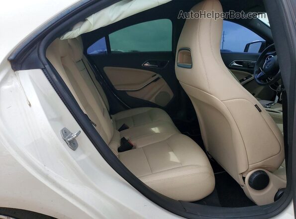 WDDSJ4EB2GN357321 2016 MERCEDES-BENZ CLA-CLASS White Rear seats view