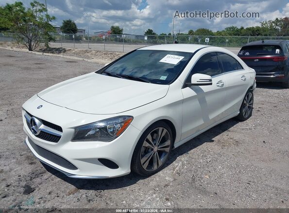 WDDSJ4EB2JN512263 2018 MERCEDES-BENZ CLA 250 Белый Передняя левая четверть