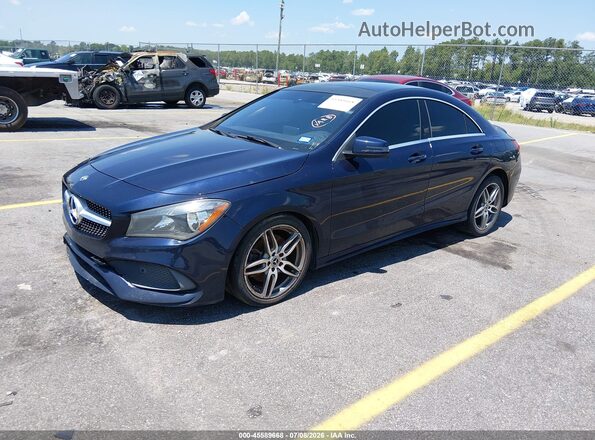 WDDSJ4EB2JN528995 2018 MERCEDES-BENZ CLA 250 Blue Առջևի ձախ երեք քառորդ տեսարան