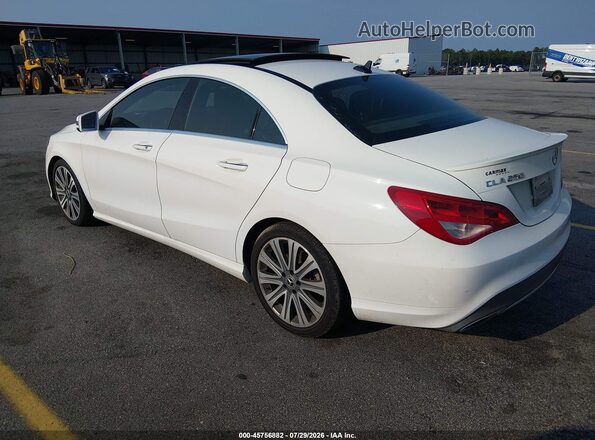 WDDSJ4EB2JN627901 2018 MERCEDES-BENZ CLA 250 White უკანა მარცხენა