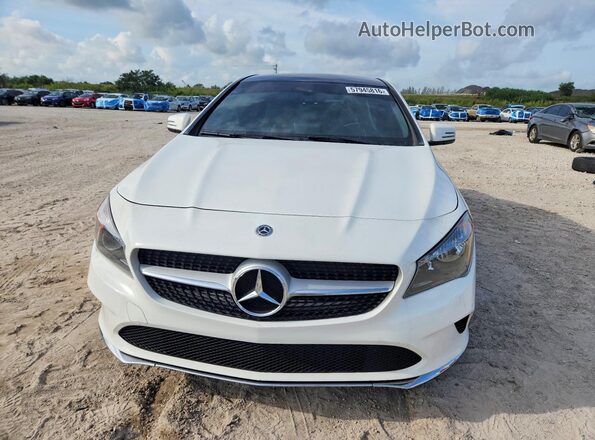 WDDSJ4EB2JN669825 2018 MERCEDES-BENZ CLA-CLASS White Դիմացի տեսք