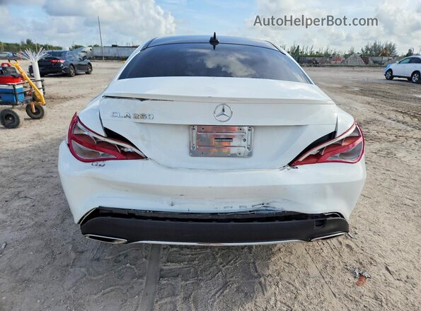 WDDSJ4EB2JN669825 2018 MERCEDES-BENZ CLA-CLASS White Հետևի տեսք