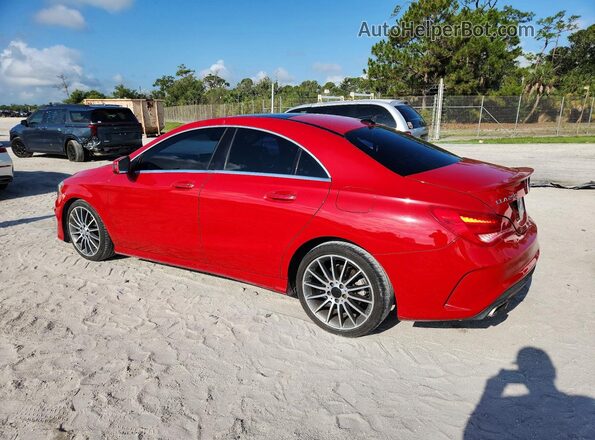 WDDSJ4EB3GN294939 2016 MERCEDES-BENZ CLA-CLASS Red უკანა მარცხენა