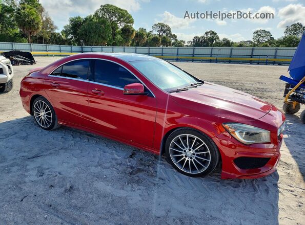 WDDSJ4EB3GN294939 2016 MERCEDES-BENZ CLA-CLASS Red წინა მარჯვენა