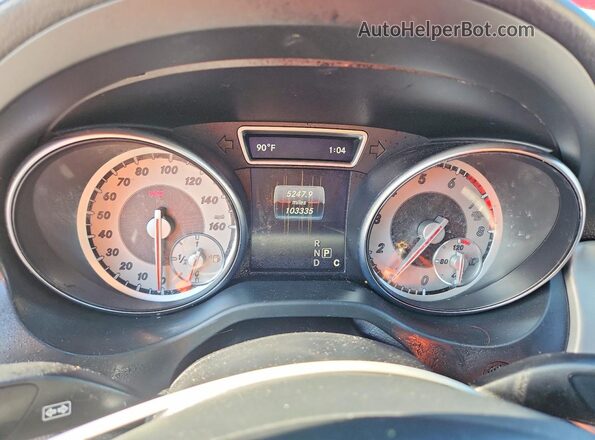 WDDSJ4EB3GN294939 2016 MERCEDES-BENZ CLA-CLASS Red ხელსაწყოთა პანელის ხედი