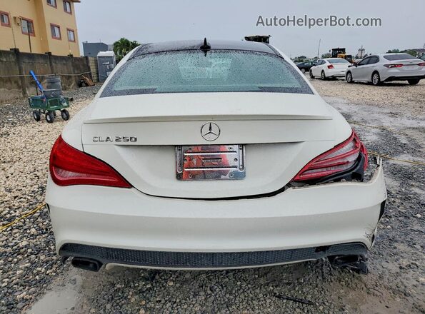 WDDSJ4EB3GN324134 2016 MERCEDES-BENZ CLA-CLASS White უკანა ხედი