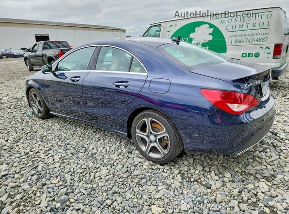 WDDSJ4EB3JN517746 2018 MERCEDES-BENZ CLA-CLASS Blue Trasero izquierdo