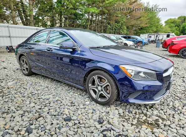 WDDSJ4EB3JN517746 2018 MERCEDES-BENZ CLA-CLASS Blue Delantero derecho