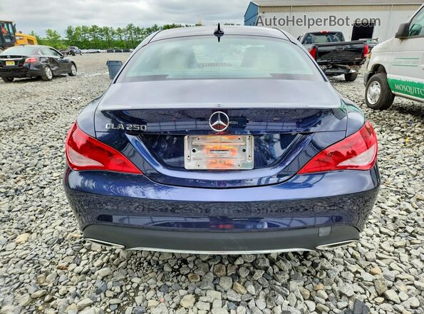 WDDSJ4EB3JN517746 2018 MERCEDES-BENZ CLA-CLASS Blue Vista trasera
