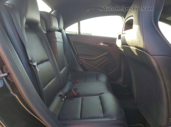 WDDSJ4EB3JN671096 2018 MERCEDES-BENZ CLA-CLASS Black Rear seats view