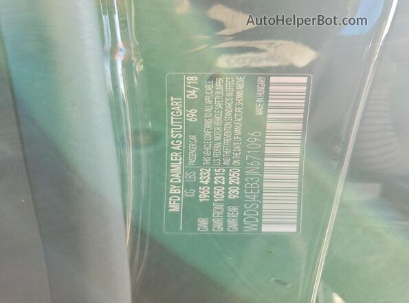 WDDSJ4EB3JN671096 2018 MERCEDES-BENZ CLA-CLASS Black Engine compartment view