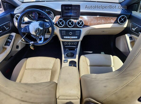 WDDSJ4EB3KN768154 2019 MERCEDES-BENZ CLA-CLASS Black წინა პანელის ხედი