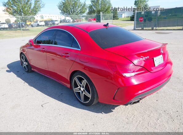 WDDSJ4EB4GN322943 2016 MERCEDES-BENZ CLA 250 Red Rear left