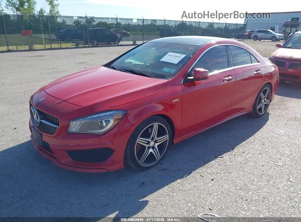 WDDSJ4EB4GN322943 2016 MERCEDES-BENZ CLA 250 Red Front left
