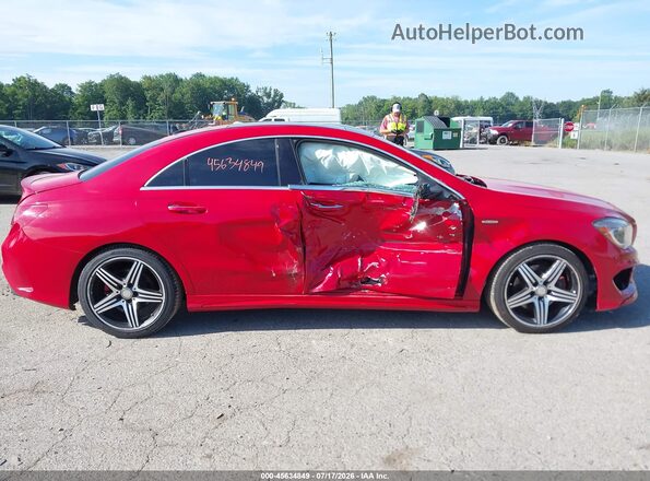 WDDSJ4EB4GN322943 2016 MERCEDES-BENZ CLA 250 Red Rear interior view