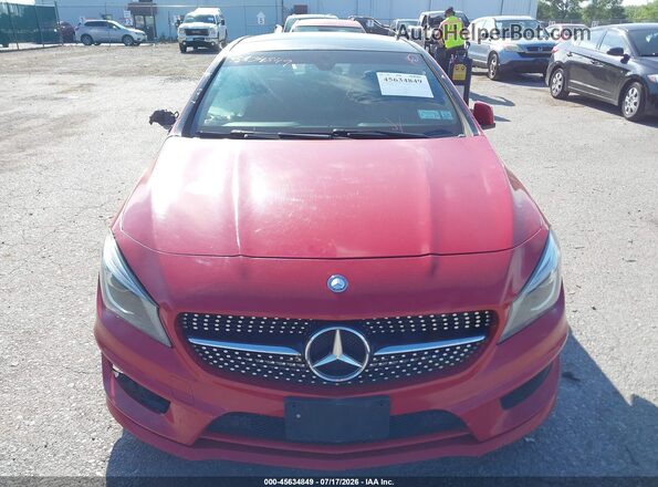 WDDSJ4EB4GN322943 2016 MERCEDES-BENZ CLA 250 Red Instrument cluster view