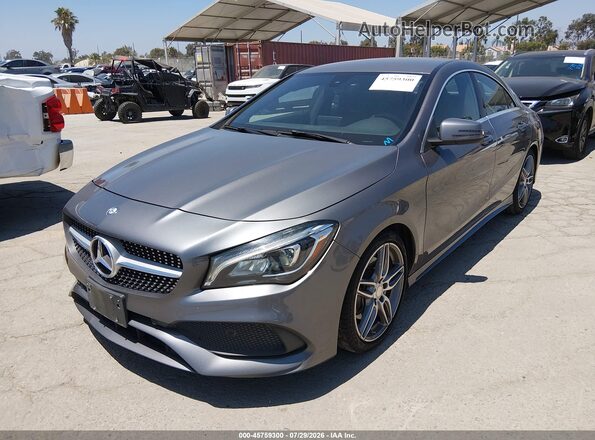 WDDSJ4EB4HN400087 2017 MERCEDES-BENZ CLA 250 Серый Передняя левая четверть