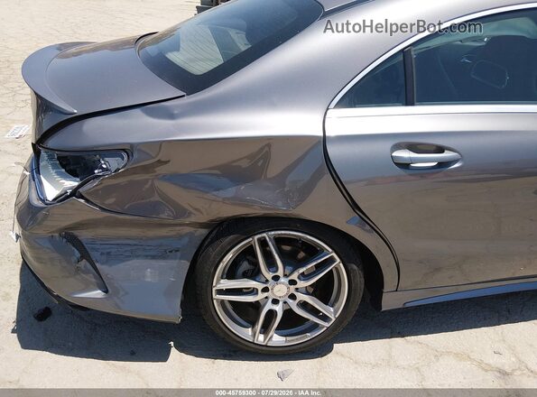 WDDSJ4EB4HN400087 2017 MERCEDES-BENZ CLA 250 Серый Вид спереди
