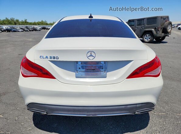 WDDSJ4EB4HN444459 2017 MERCEDES-BENZ CLA-CLASS White Вид ззаду