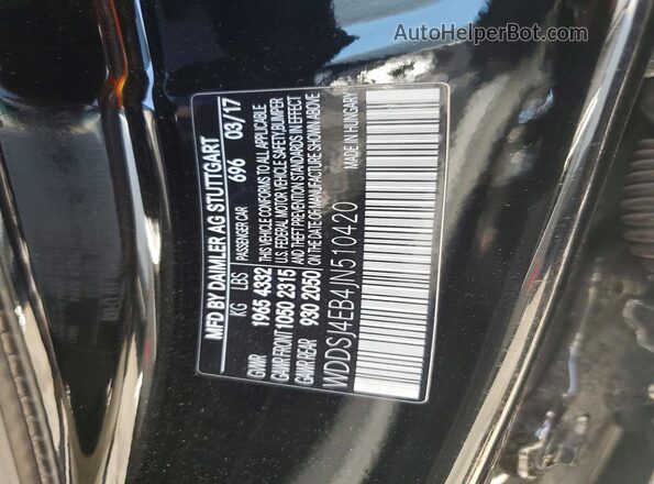 WDDSJ4EB4JN510420 2018 MERCEDES-BENZ CLA-CLASS Black Vista del compartimento del motor