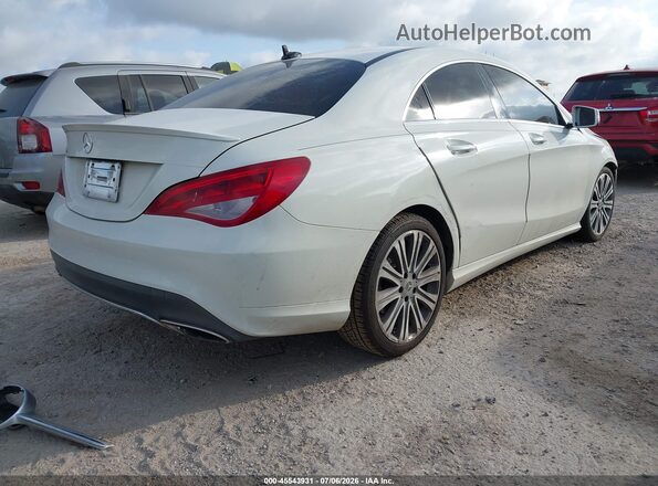 WDDSJ4EB4JN550609 2018 MERCEDES-BENZ CLA 250 White Tył prawy