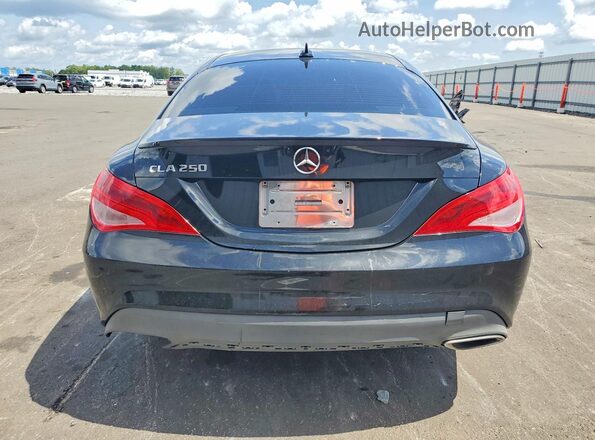 WDDSJ4EB4JN562677 2018 MERCEDES-BENZ CLA-CLASS Black Հետևի տեսք