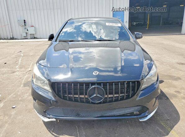WDDSJ4EB4JN562677 2018 MERCEDES-BENZ CLA-CLASS Black Դիմացի տեսք