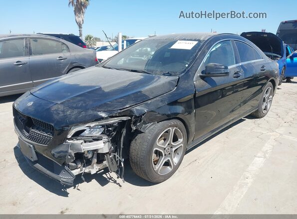 WDDSJ4EB4KN713373 2019 MERCEDES-BENZ CLA 250 Черный Передняя левая четверть