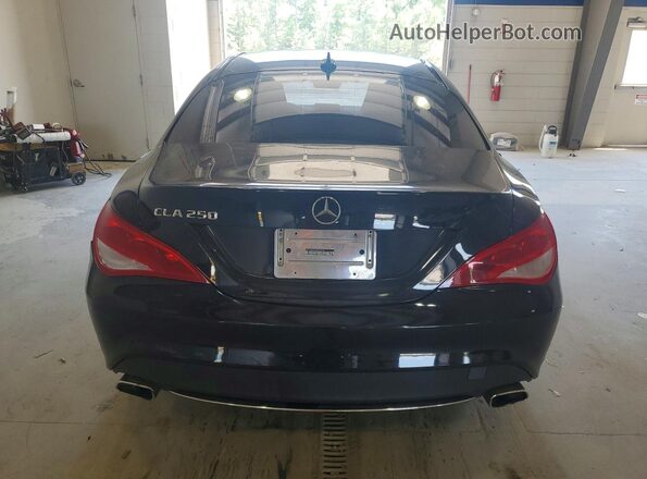 WDDSJ4EB5GN298958 2016 MERCEDES-BENZ CLA-CLASS Black Вид ззаду